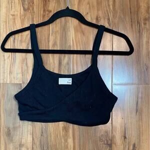 Aritzia Willfred free wrap crop top